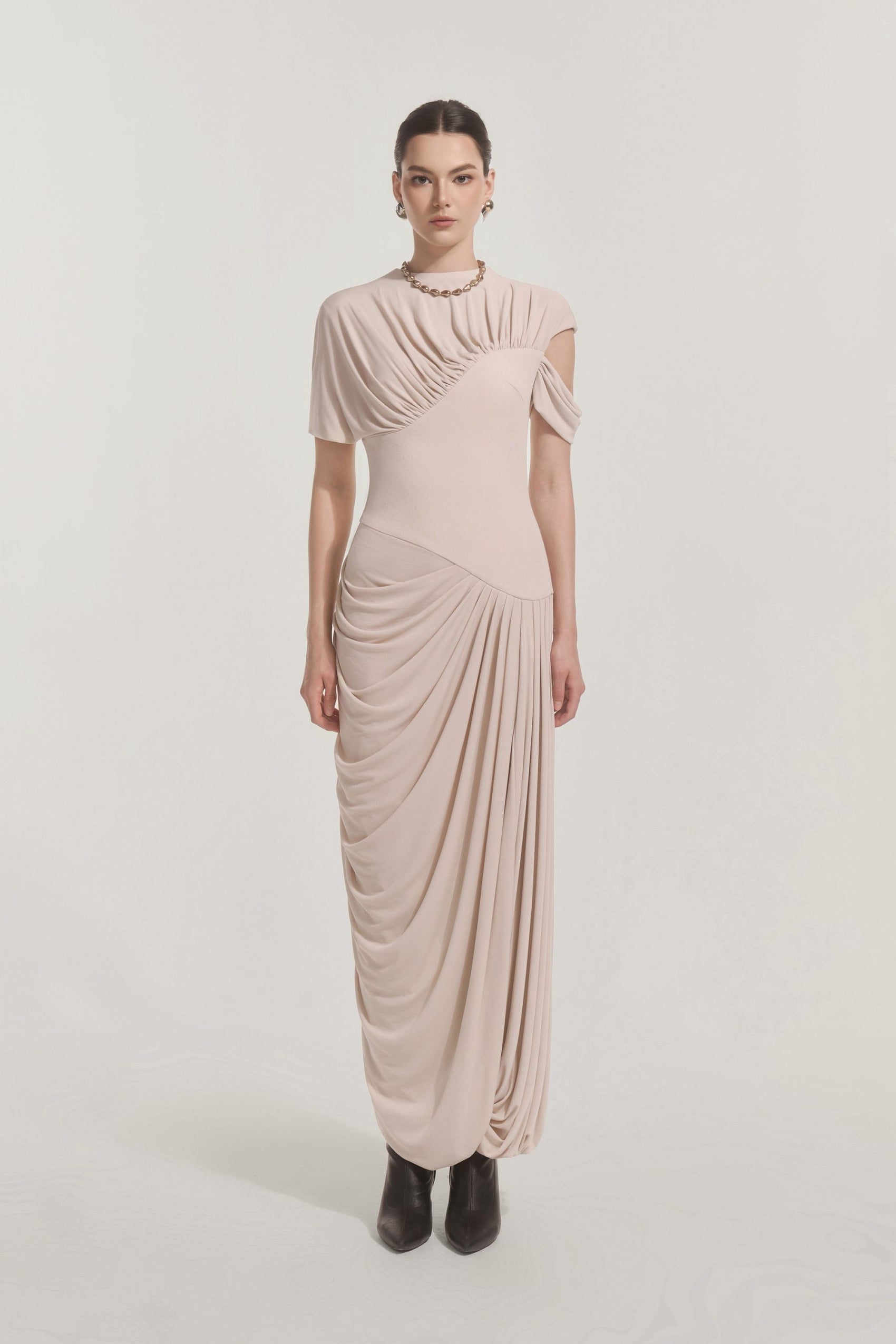 Eris Corset Dress in Coconut Cream image 0