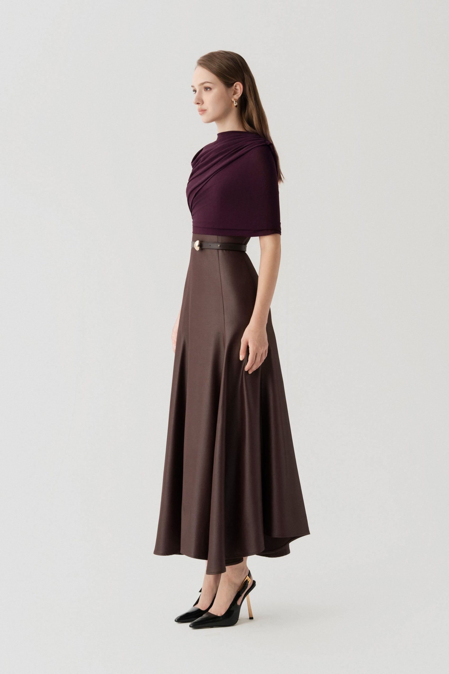 Bordeaux Flow Dress image 1