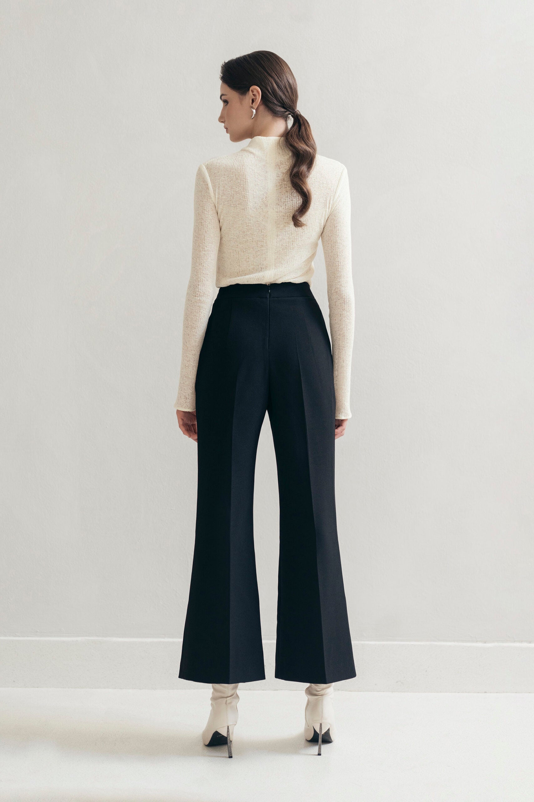 Black Fit Trousers image 2
