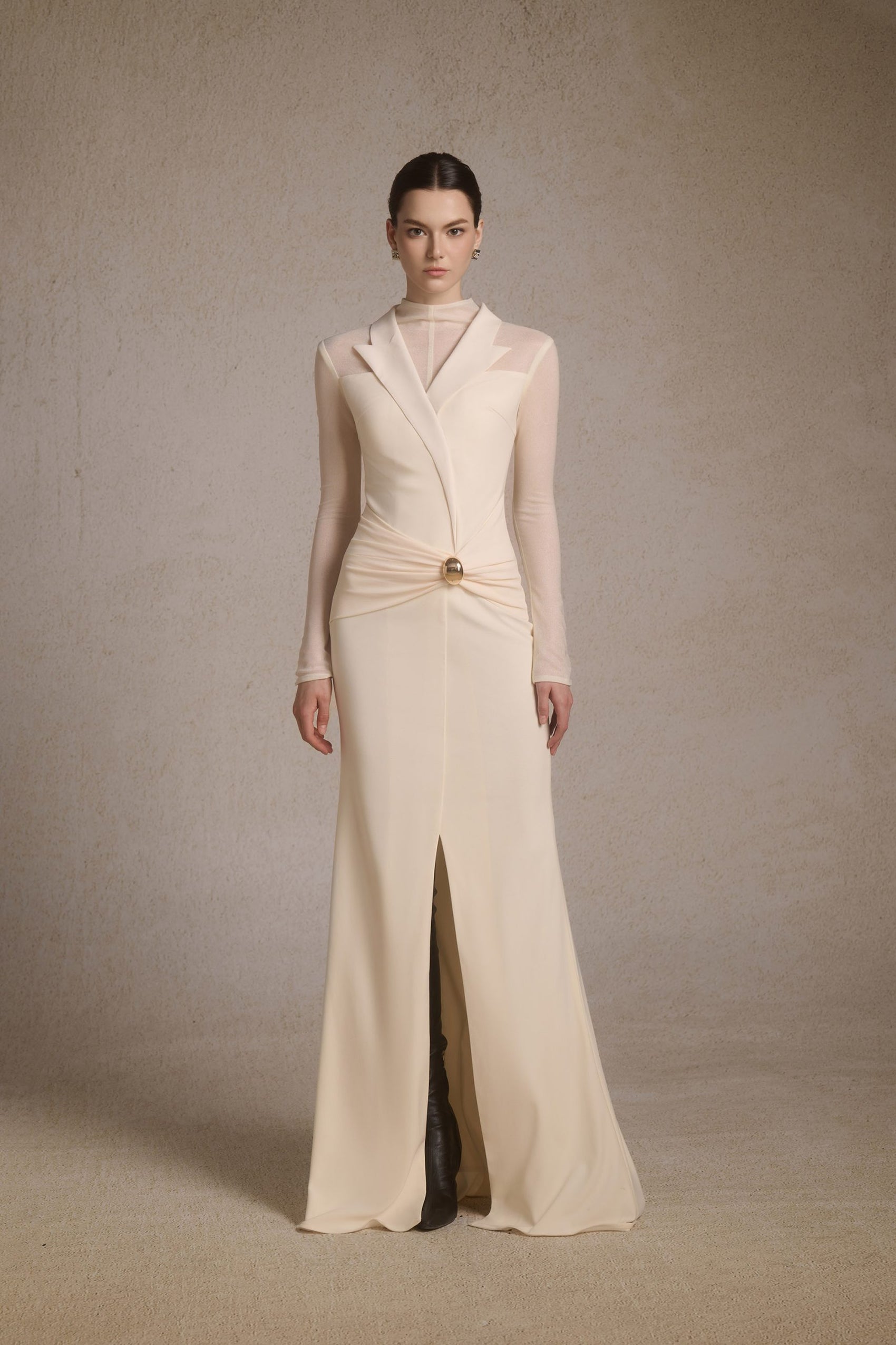 Vesta Knot Midi in Cream image 1