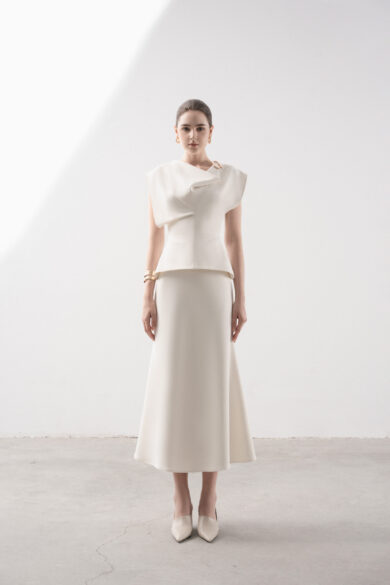 Rachel Asymmetrical Neckline Blouse