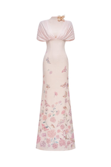 Petal Whisper Gown in Angel Wing